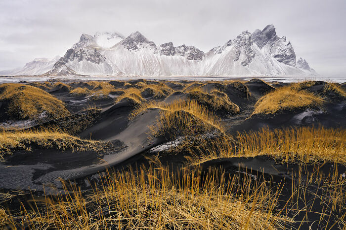 Landscapes, Waterscapes, And Flora: Finalist: 'Difference' By Ivan Pedretti, Stokksnes Beach, Iceland