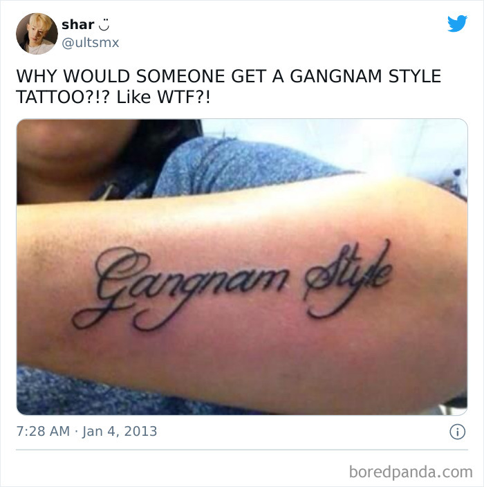 30 Times People Got Themselves A Tattoo That Quickly Became Irrelevant And Very Uncool