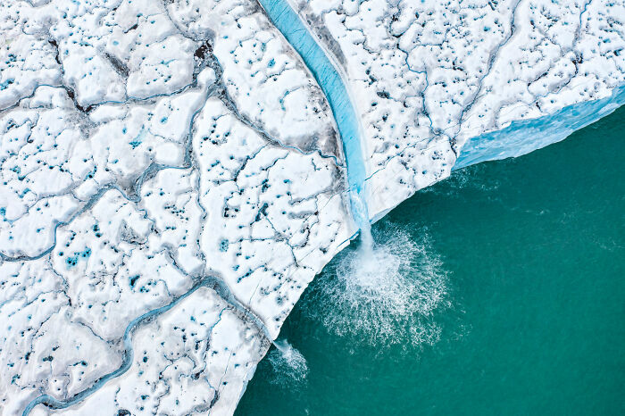 Art Of Nature, Finalist: 'Melting Ice Cap' By Florian Ledoux, Svalbard, Norway