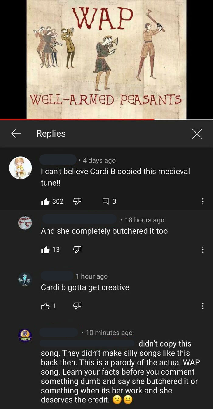 Some People Just Refuse To Admit Cardi B Stole Wap From Medieval Revolutionaries