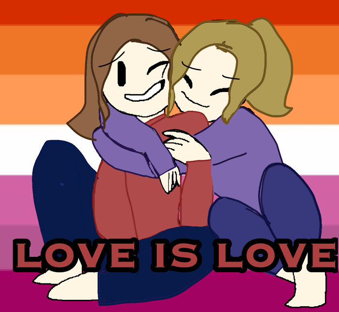 This Is My Favorite Picture, It’s A Drawing I Drew To Celebrate Pride Month!