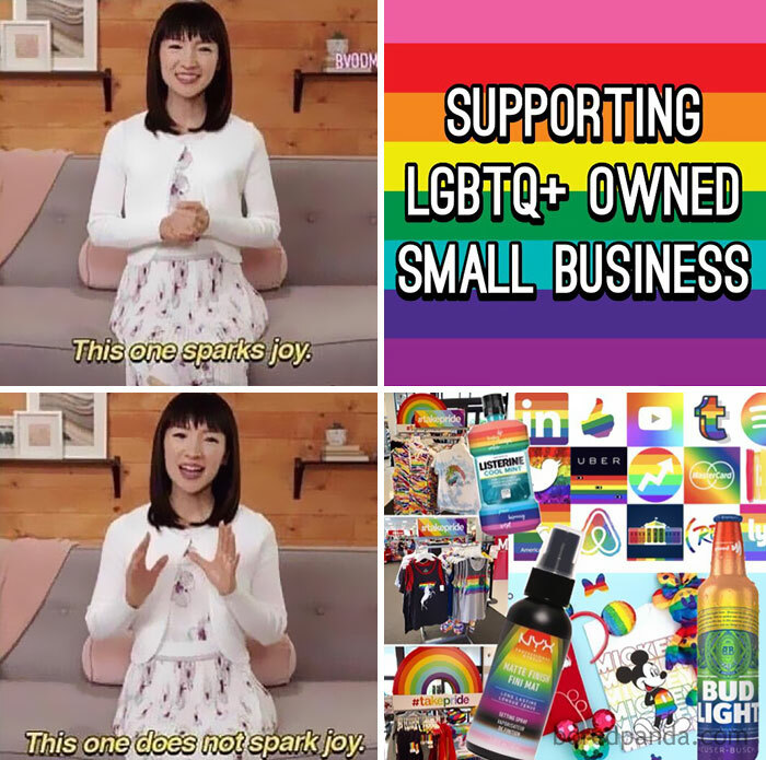 Listen, I Like Cheap Rainbow Junk As Much As The Next Guy....however I Like Giving My Money To My Fellow Small Time Gays Even More 😤🌈 (If You’re Making #pride Merch This Year - Gimmie Ya Links! Rather Support Our Gay Economy, Yknow? Mines In My Bio, Of Course.)
.
.
.
i’m Sure This Exact Take Will Be Posted 74739 Times But The #queermemecoalition Theme This Week Is Corporate Pride And I Had To.
.
.
#lgbtmemes #queermemes #shopsmall #lgbtowned #rainbowcapitalism #thissparksjoy #lgbt #supportlgbtbusinesses #pridemonth #pridememes #nichememes