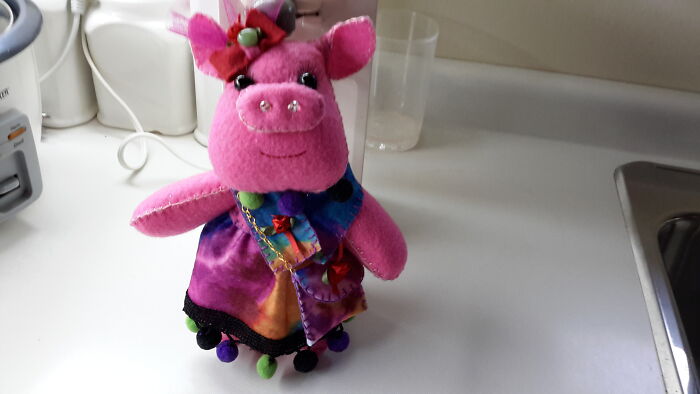 A One Of A Kind Pig For A Niece For Christmas