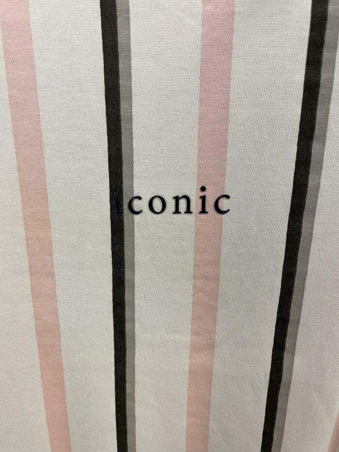 The "Iconic" On This T-Shirt