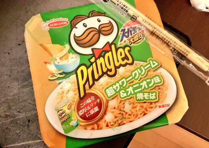 We Have Pringles Cup Noodles In Japan