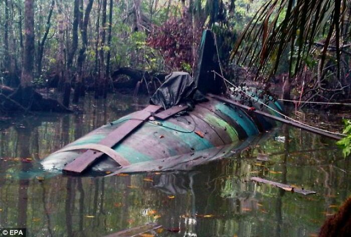Drug Smuggling Submarine Found In The Ecuadorian Jungle