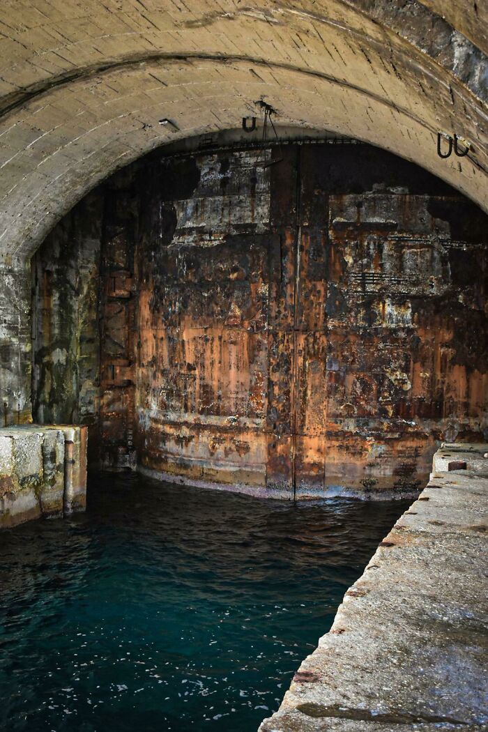 Submarine Pen Doors In Albania