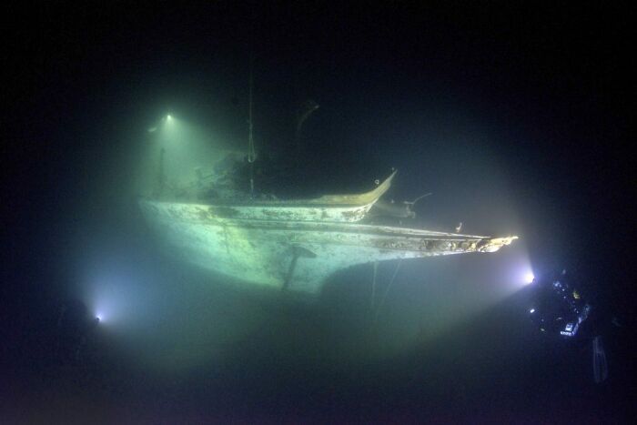The Gunilda Shipwreck 270 Ft. Deep In Lake Superior
