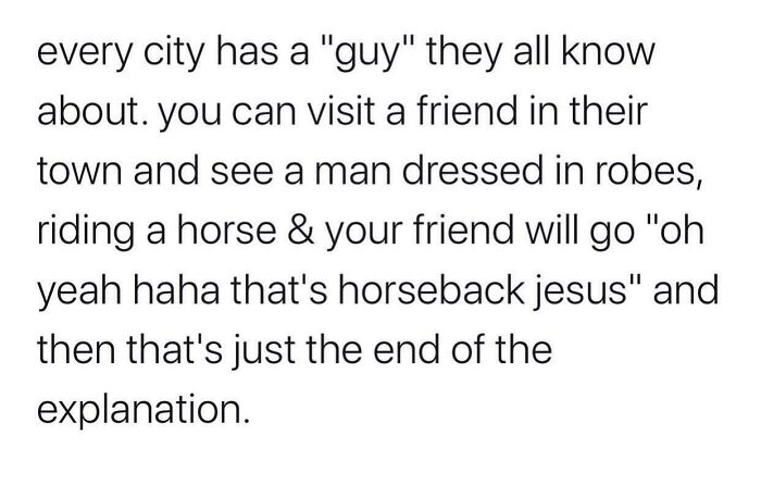 Horseback Jesus