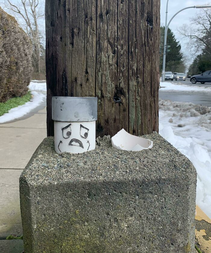 Found This On My Walk To Work Today... Poor Little Fella
