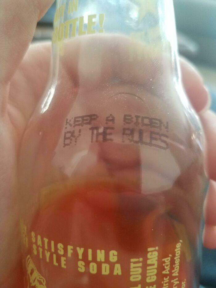 Found On A Soda Bottle