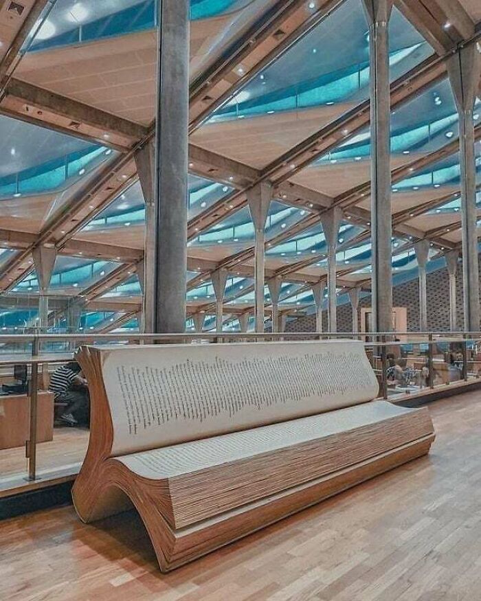 A Bench In The Library Of Alexandria