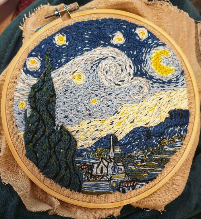 I Finally Gave Embroidery A Try! I'm Really Proud Of My First Project