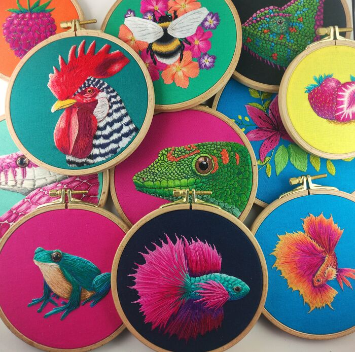 A Year Or So's Worth Of Embroidery