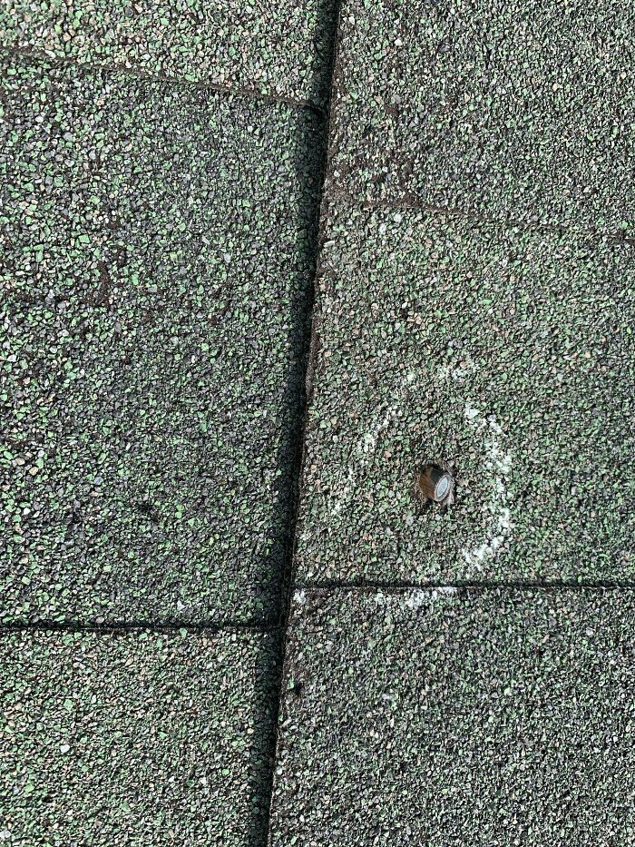 Got A Roof Inspection, They Found A Bullet In My Shingles. My House Is In A Highly Populated Suburban Area. It’s Right Above Our Master Bedroom