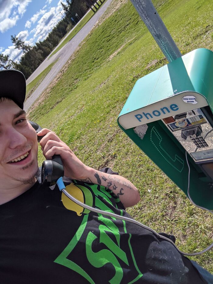 Found A Pay Phone Today. Haven't Seen One Since I Was A Kid