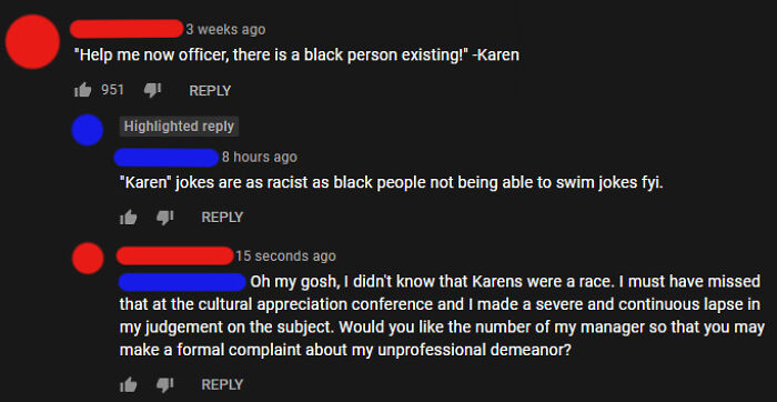 The Entire Race Of Karens Would Like A Word