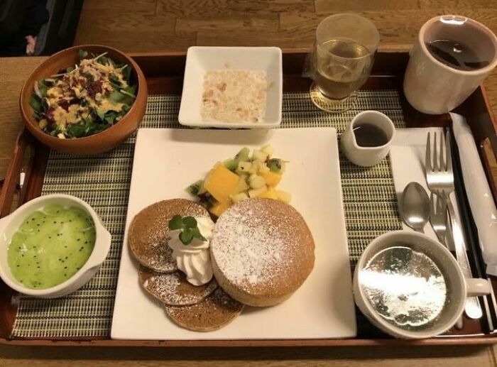 This Is Not The Food From A High-End Restaurant. This Is Hospital Food In Japan