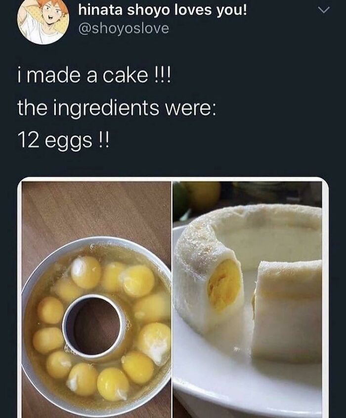 Thanks, I Hate 12 Egg Cake