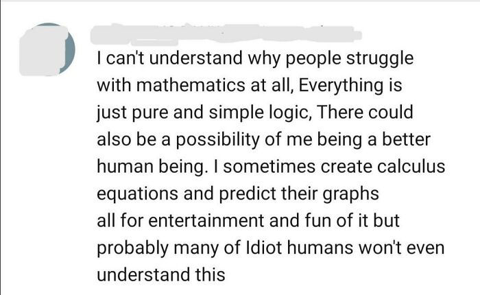 Good In Math = Better Human