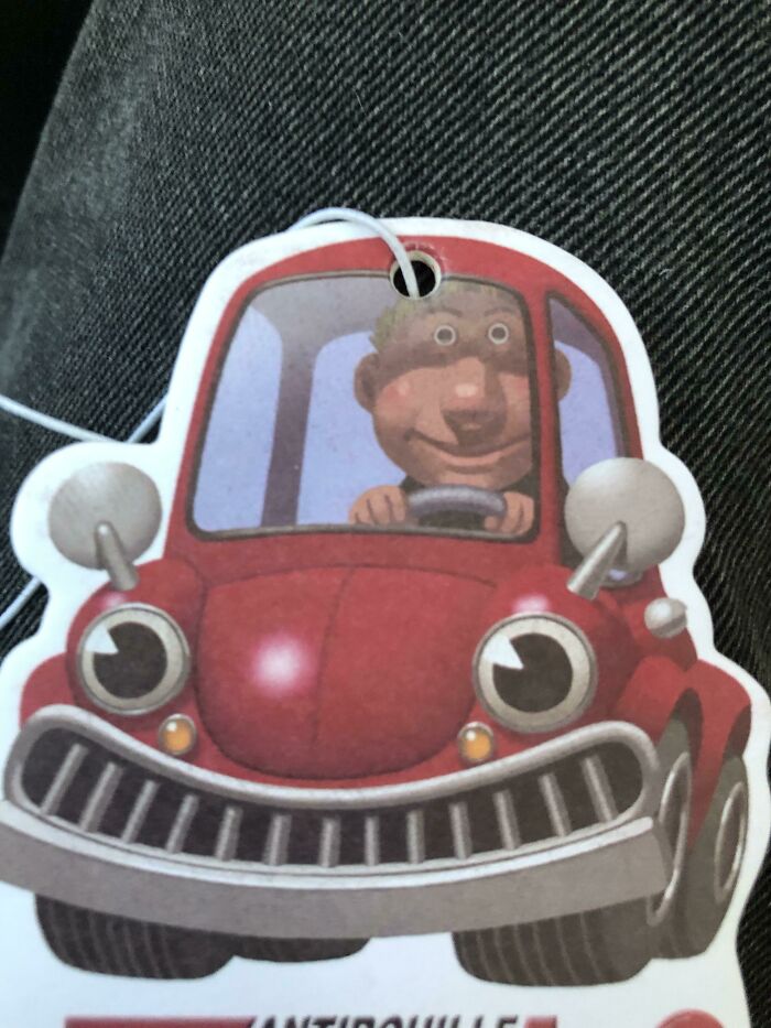 This Car Air Freshener That Looks Into My Soul