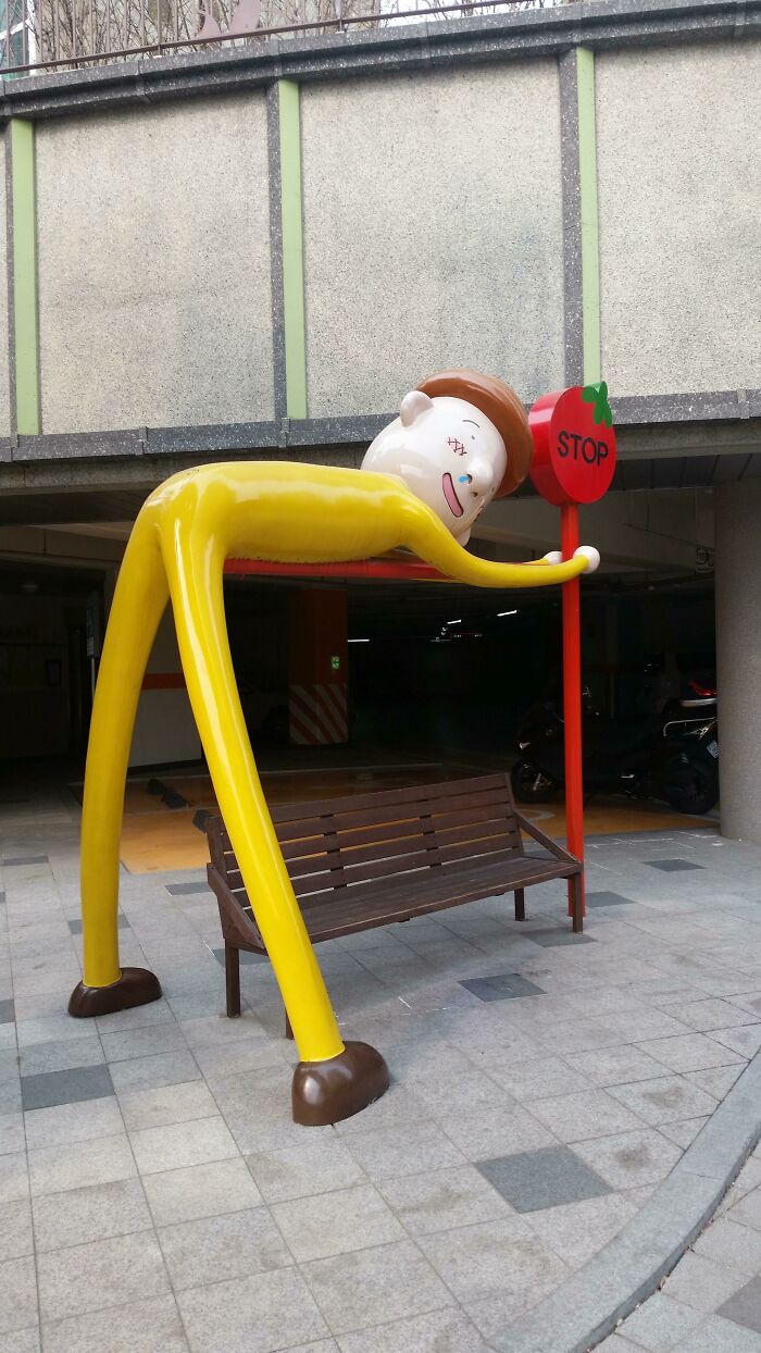 This Weird Bench In Seoul