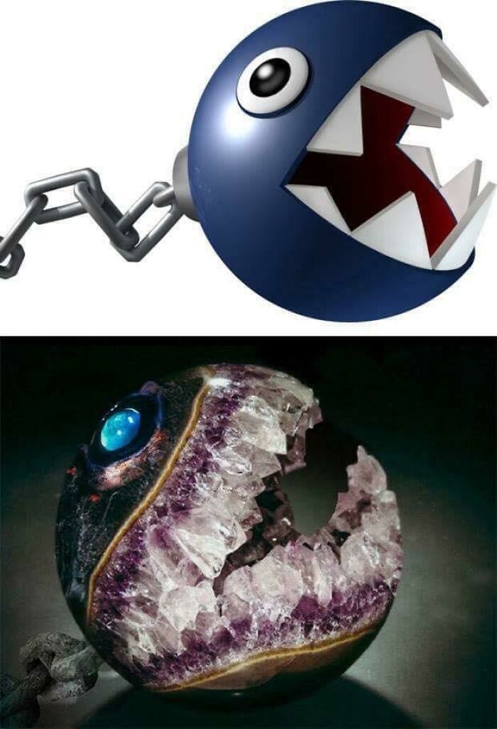 Chain Chomp Made From Amethyst