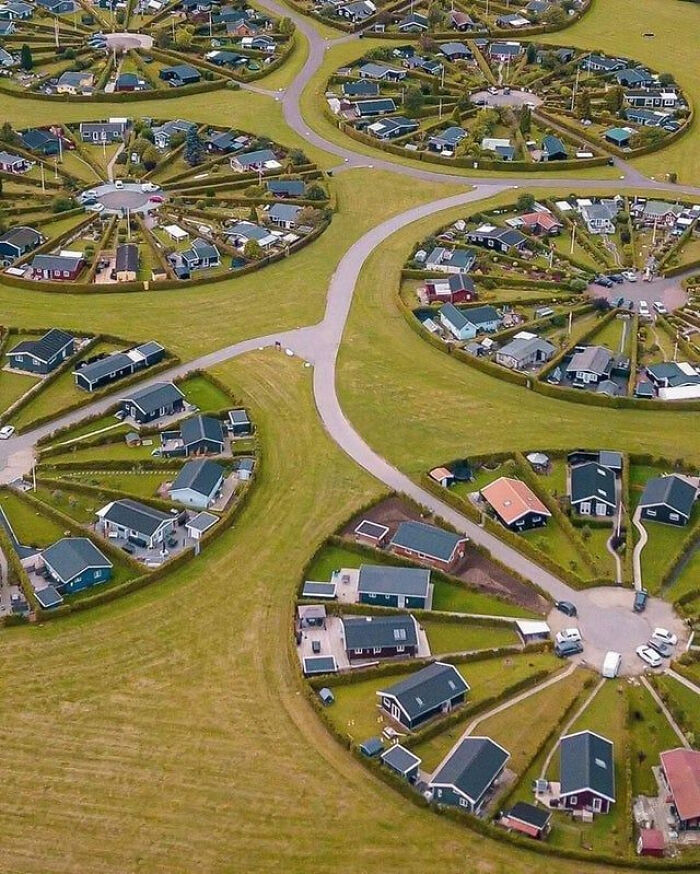 A Village Settlement In Denmark