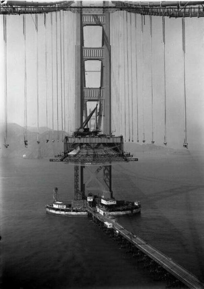 Golden Gate Bridge Bring Constructed In 1935
