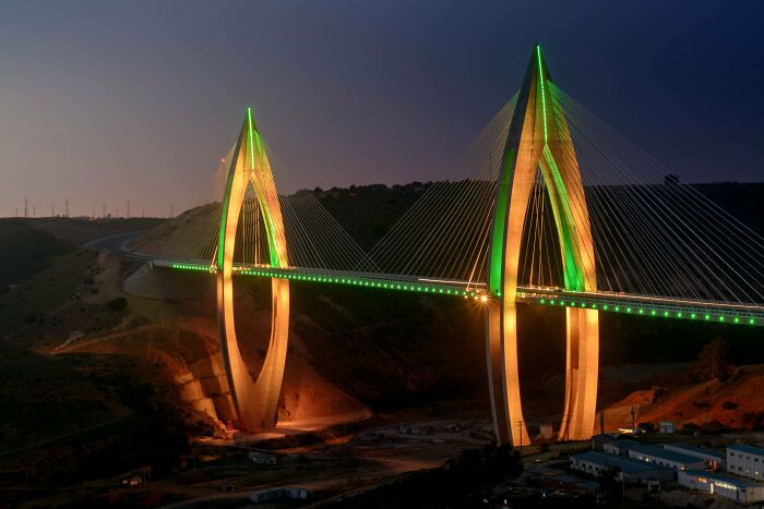 Highest Suspension Bridge In Africa - Mohamed Vi - Rabat, Morocco