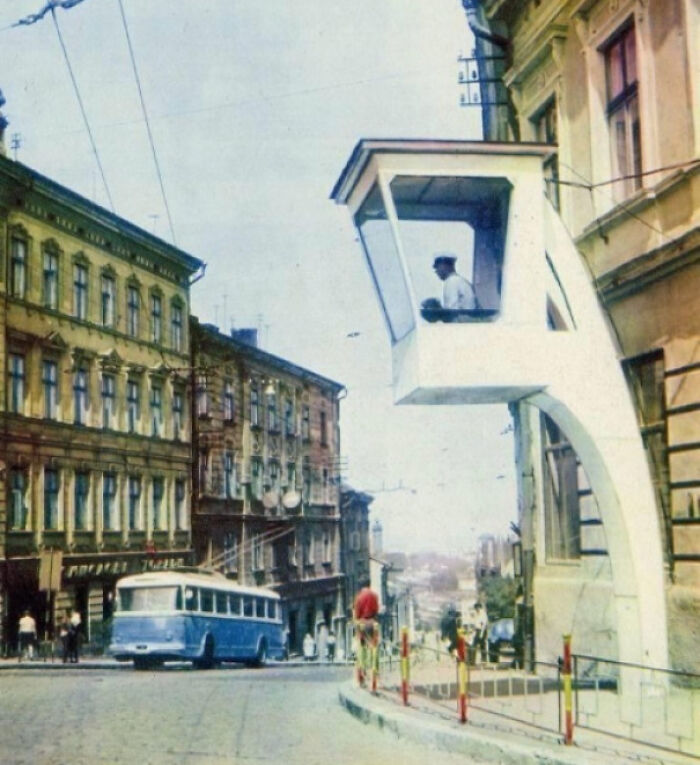 Traffic Control Booth, Chernivtsi, Ukraine, 1970s
