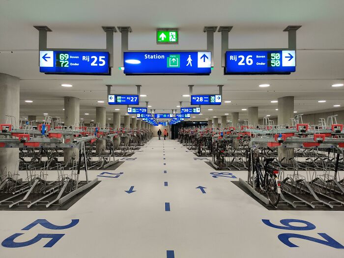 Our New Bicycle Parking Has Opened Today With 5475 Spots