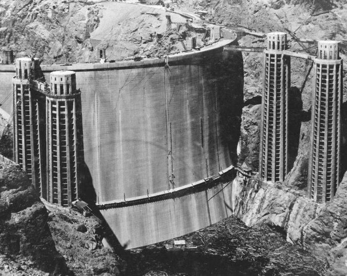 The Back Side Of Hoover Damn, Under Water Since 1936