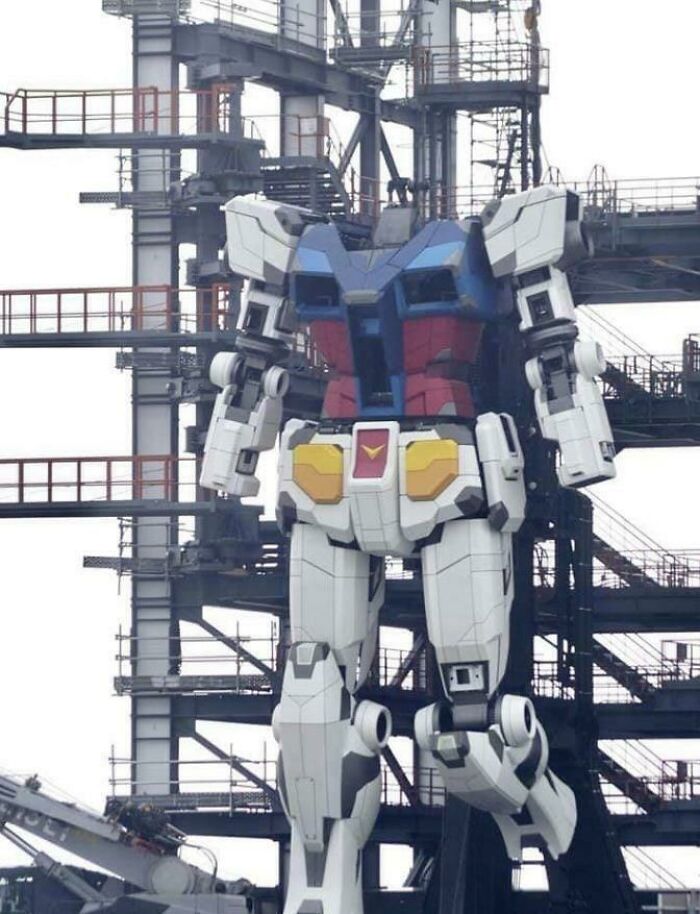In Yokohama, They’re Making A 1/1 Scale “Mobile Suit” From Mobile Suit Gundam. It’s Gonna Even Have All Moving Parts, And Might Walk On Its Own