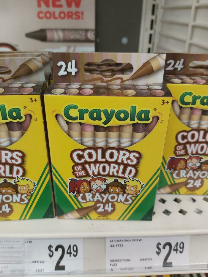I Found The Elusive Skin Colour Crayon Box At Michael's Today
