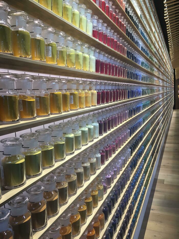 When In Tokyo, Check Out Pigment - It's A Store With Every Color Imaginable, And You Can Even Mix Your Own