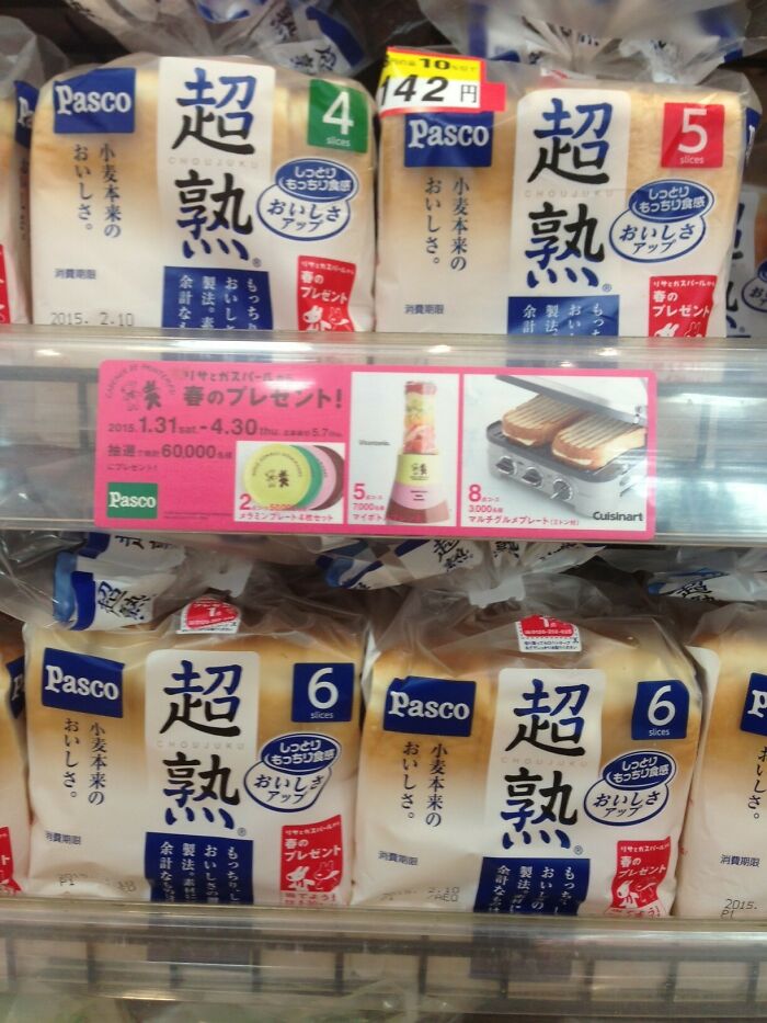My Local Tokyo Grocery Sells Loaves Of Bread With 4, 5, Or 6 Slices. Each Has The Same Total Volume Per Loaf; They Only Change The Thickness Of Each Slice