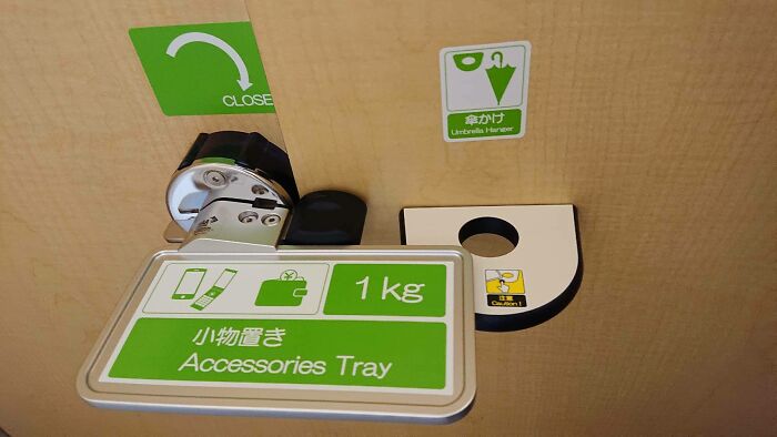At This Japanese Toilet, You Will Never Forget Your Items Again