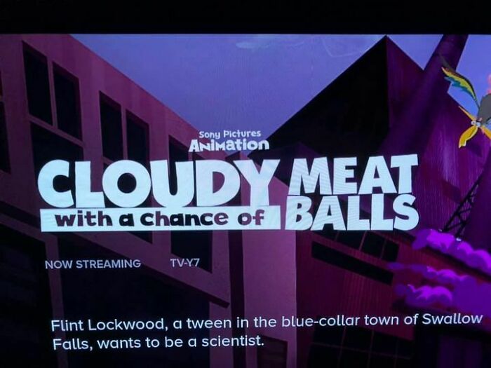 Cloudy Meat With A Chance Of Balls