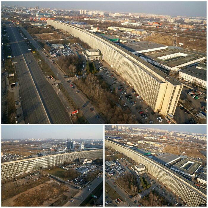 Often Referred To As "The Great Wall Of Russia" Or "The Lying Skyscraper", This Is One Of The Longest Buildings In The World