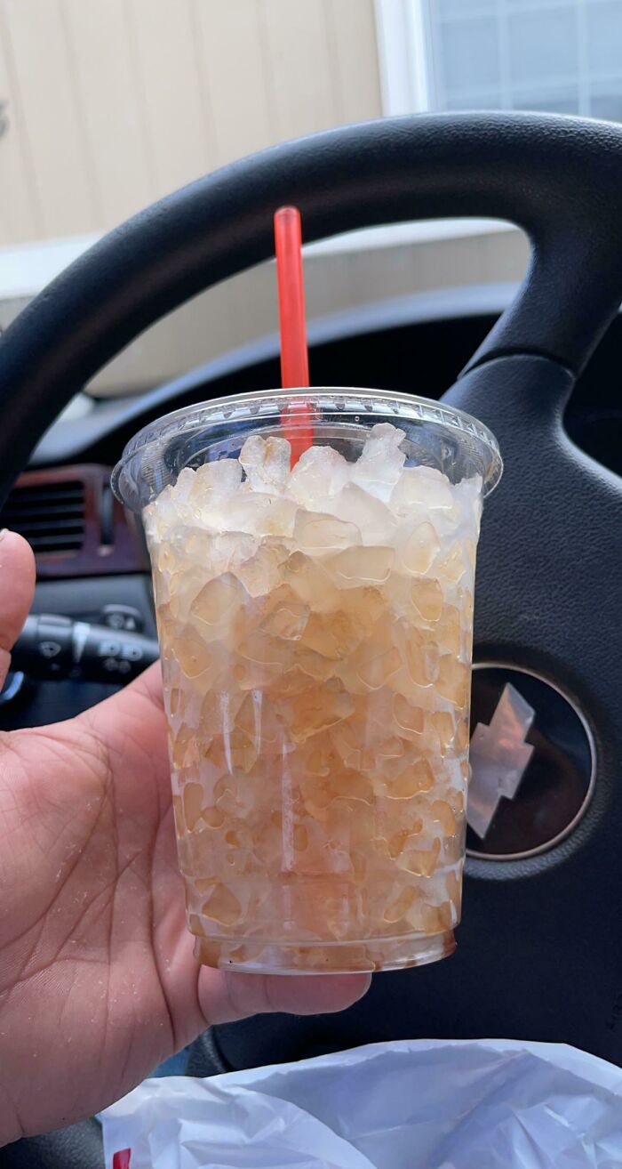 Coffee Shops That Add This Much Ice To Your Drink