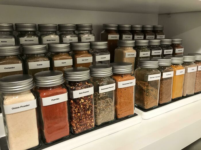 Organized My Spices. It Brings Me Joy