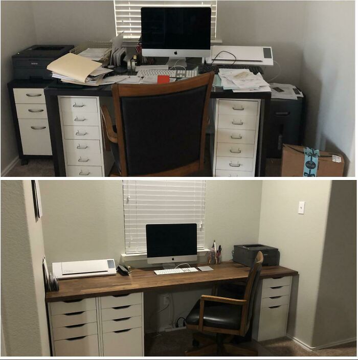Got A Bigger Desk With Enough Storage