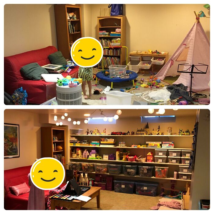 I Finally Organized Our Basement Playroom! My Daughters Absolutely Love It