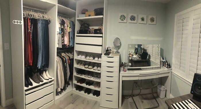 The Quarantine Has Given Me Time To Perfect My Dream Closet! Everything Is IKEA. It Is So Fun To Get Dressed