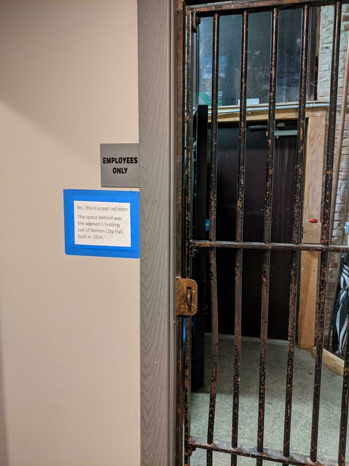 Jail Cell To Brewery Storage Room
