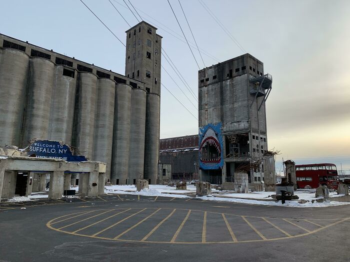 Mills In Buffalo From Industrial Revolution Protected From Full Demolition And Converted Into Art/Public Entertainment Space