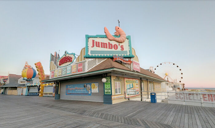 Former McDonald's Is Jumbo's Pub And Grill, On The Boardwalk Of Wildwood New Jersey