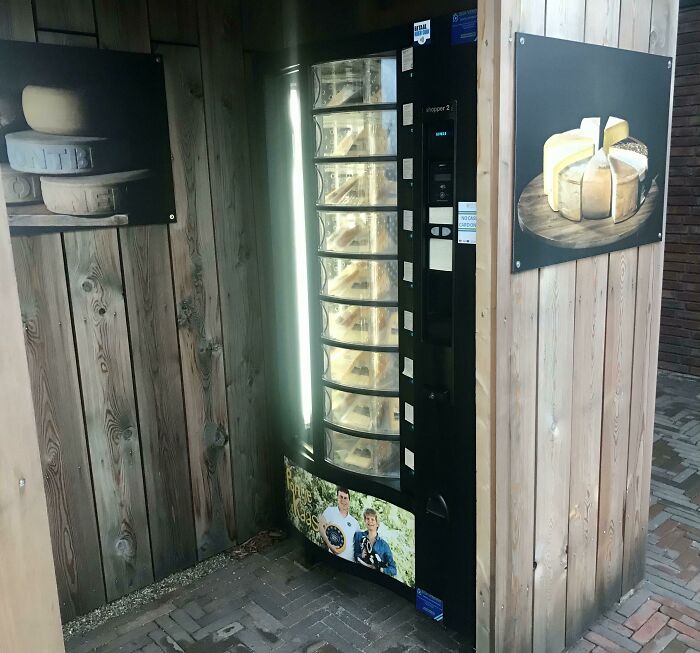 This Cheese Vending Machine In The Netherlands