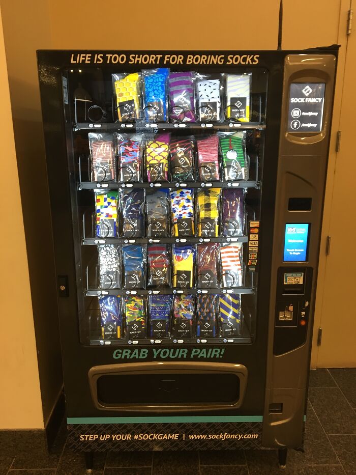 A Sock Vending Machine RSL Top 50 unusual vending solutions